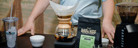 Flash brew iced coffee