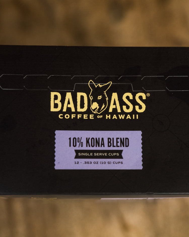 Single Serve Cups | 10% Kona Blend 12-pack