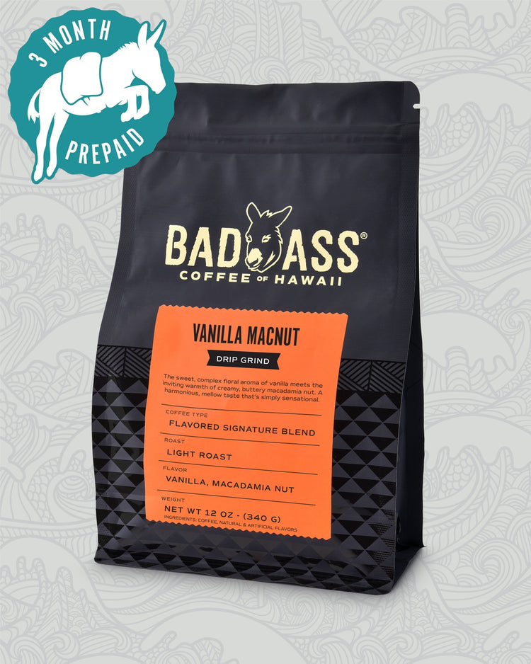 Vanilla Macnut Signature Blend Flavored Coffee | 3-Month Subscription