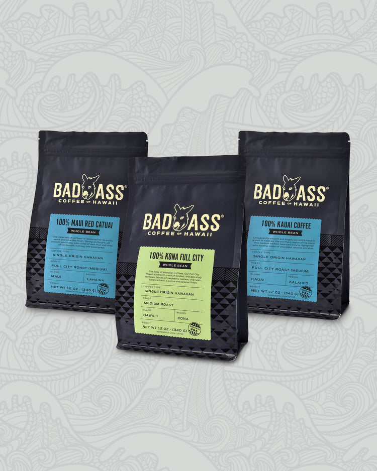 Bad Ass 100% Hawaiian Coffee Bundle