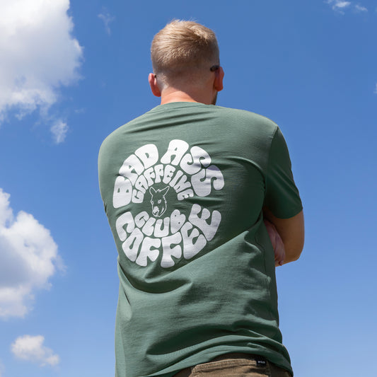 Caffeine Club T-Shirt | Cypress Green