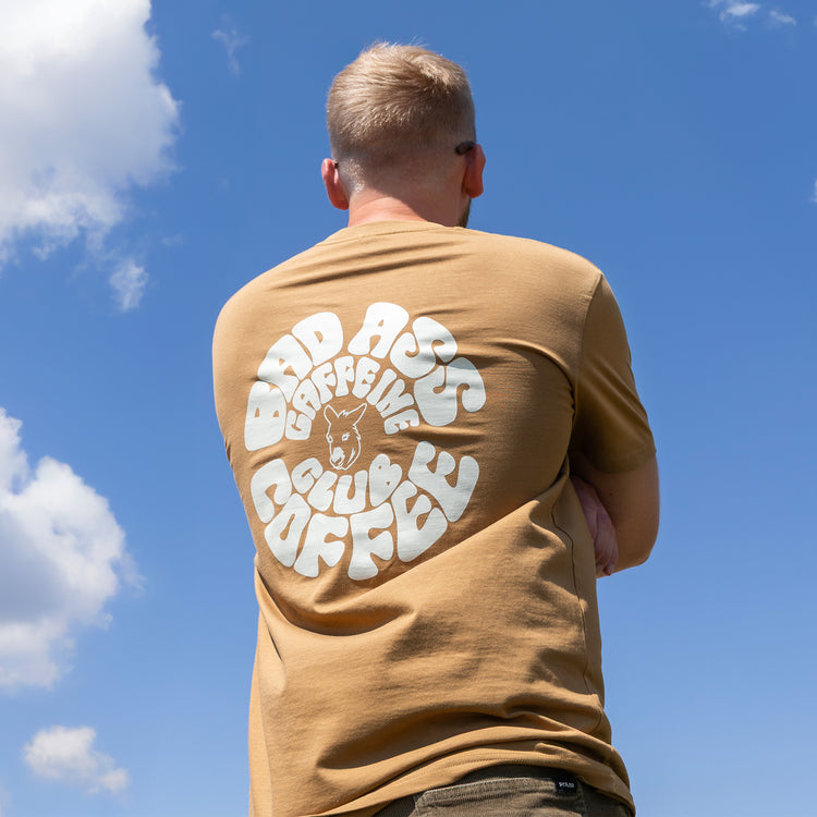 Caffeine Club T-Shirt | Camel