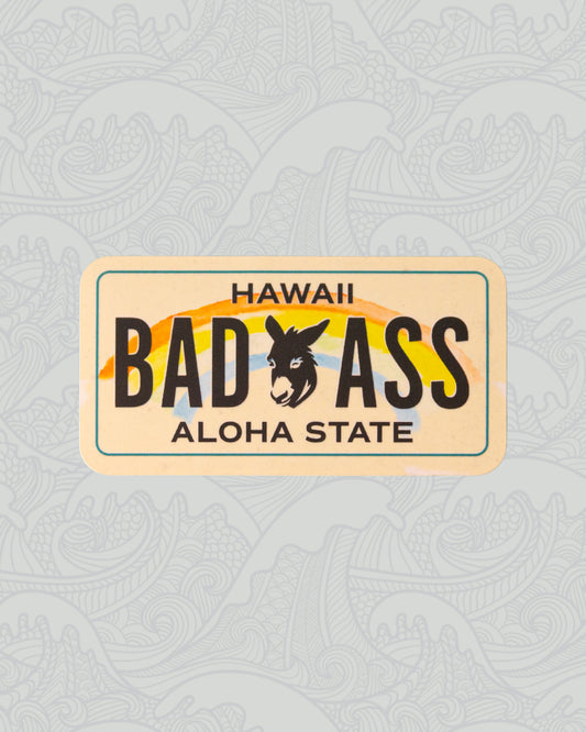 Hawaii License Plate Sticker