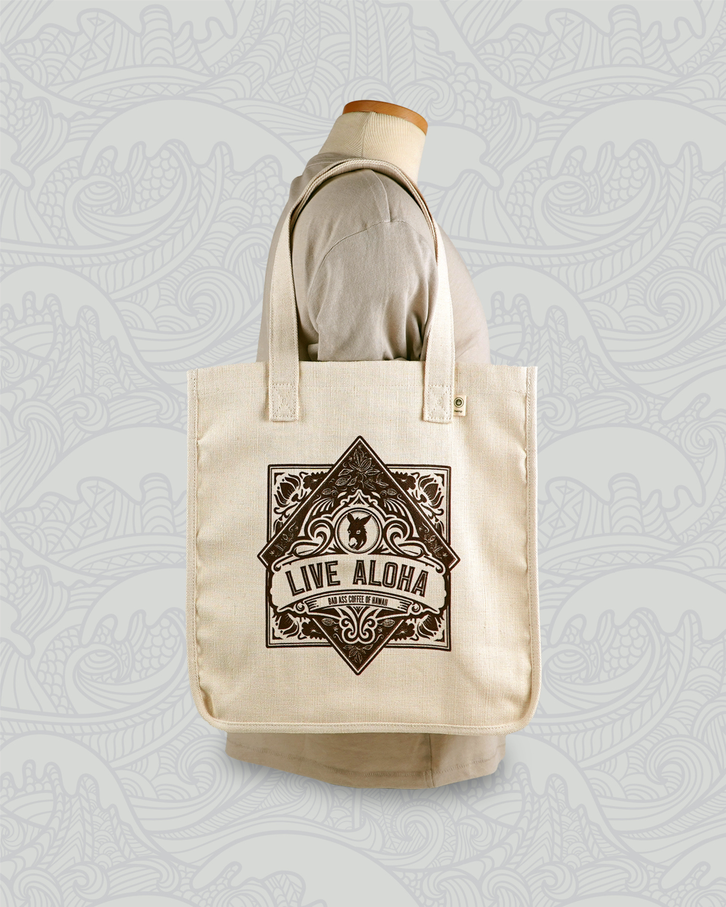 Hemp Tote | Live Aloha