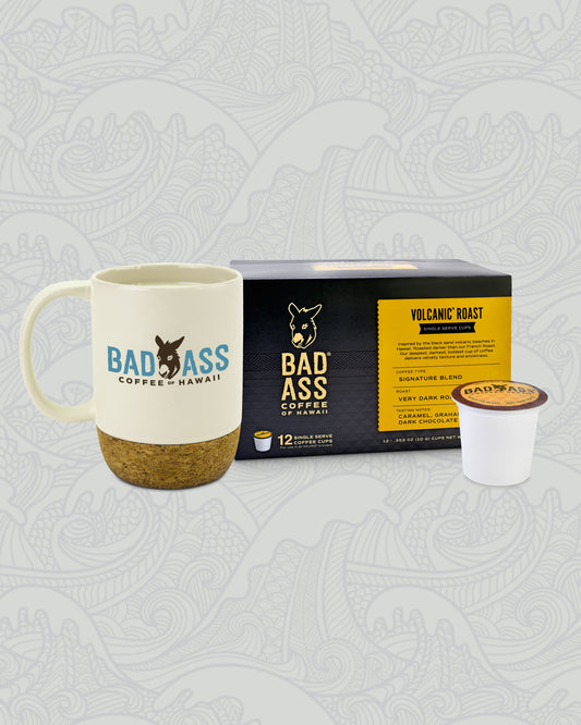 Cork & Coffee Bundle  | Single Serve Cups & Cork Bottom Mug