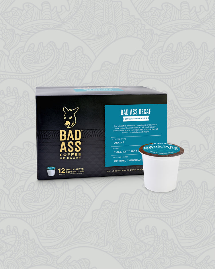 Single Serve Cups | Bad Ass Decaf 12-pack