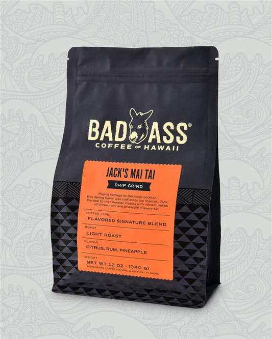 Jack's Mai Tai Flavored Coffee | 12oz Drip Grind
