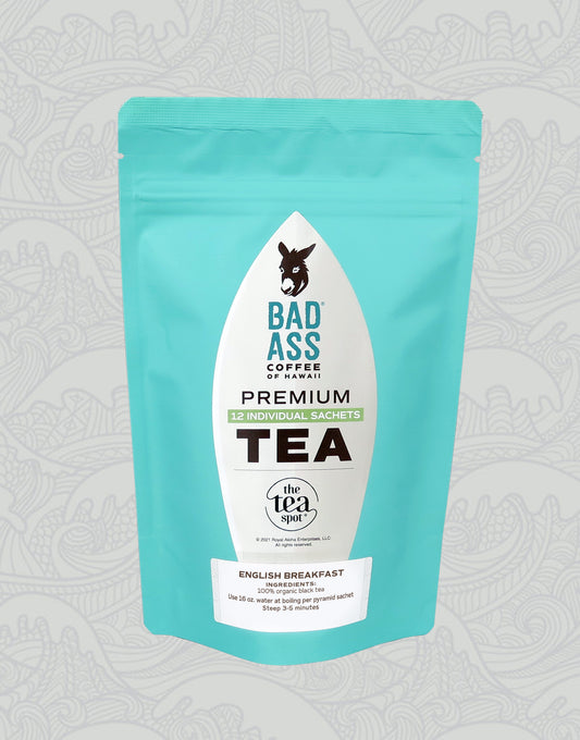 Premium Tea Sachets | Organic English Breakfast - 12 Pack